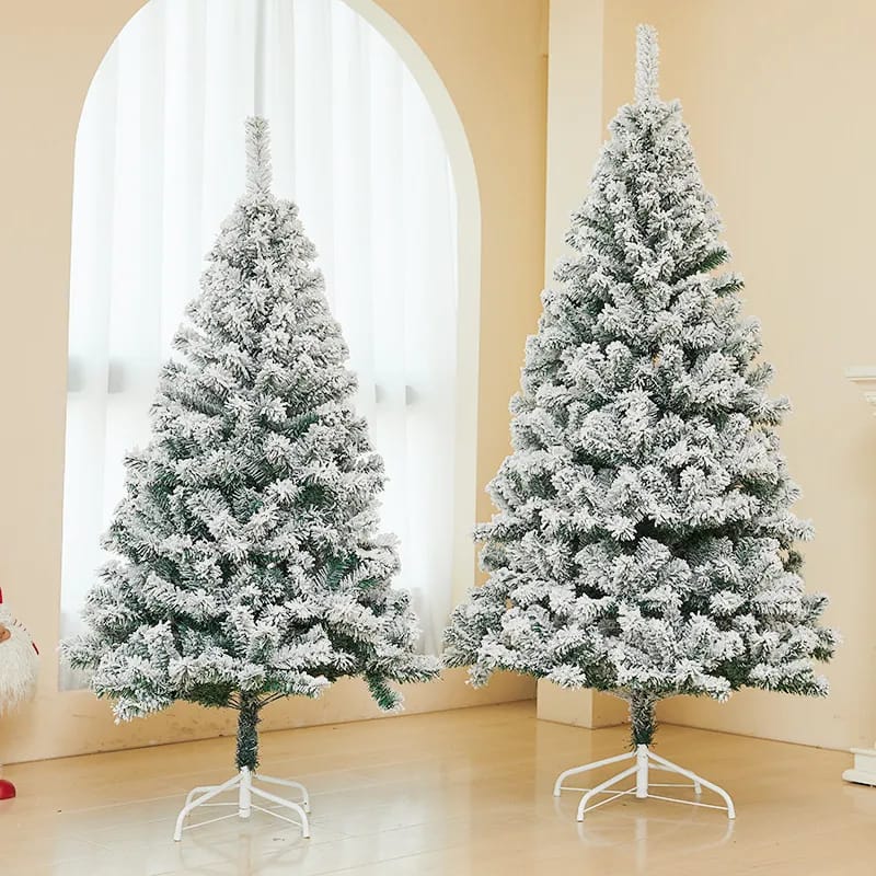 Snow-Flocked Christmas Tree