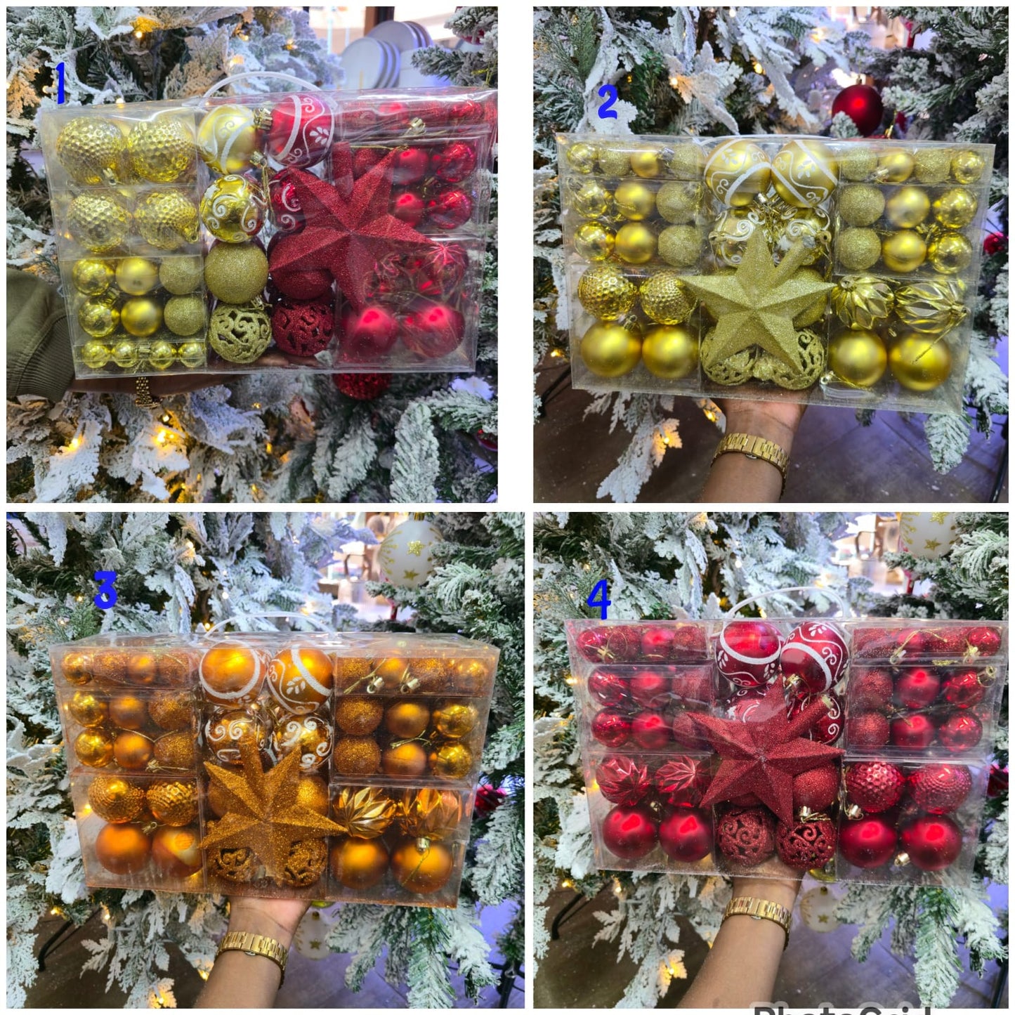 Christmas Tree Decor Balls Set