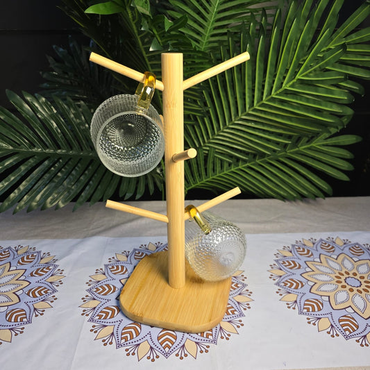 Bamboo Cup Holder / Stand