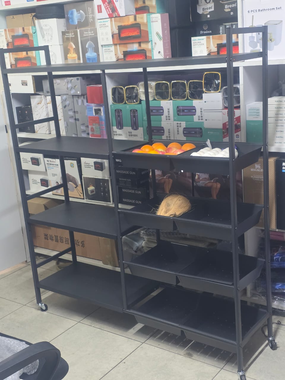 Multifunctional Metallic Kitchen Rack