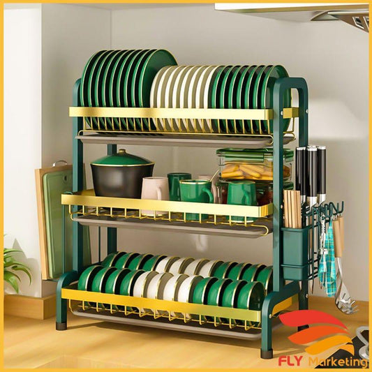 Advanced 3-Tier Dish Rack