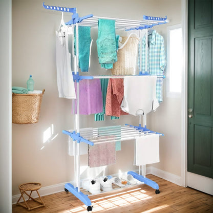 Detachable 3-Layer Cloth Hanger Rack Stand
