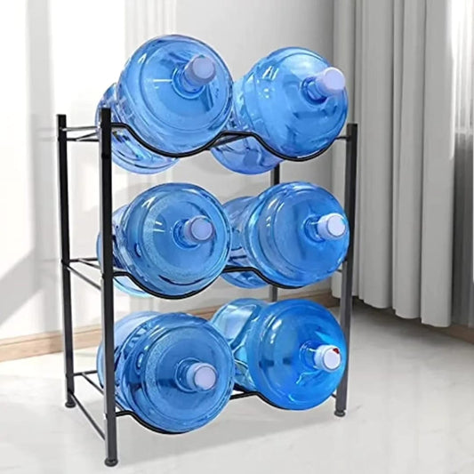 6-Slot Water Bottle Holder Rack