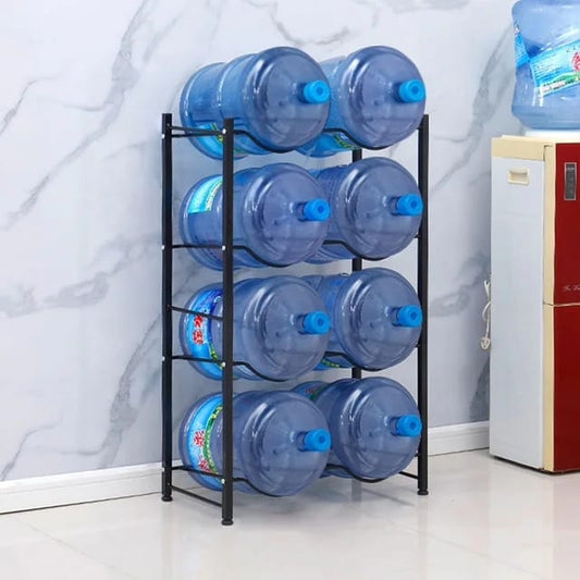 8-Slot Water Bottle Holder Rack