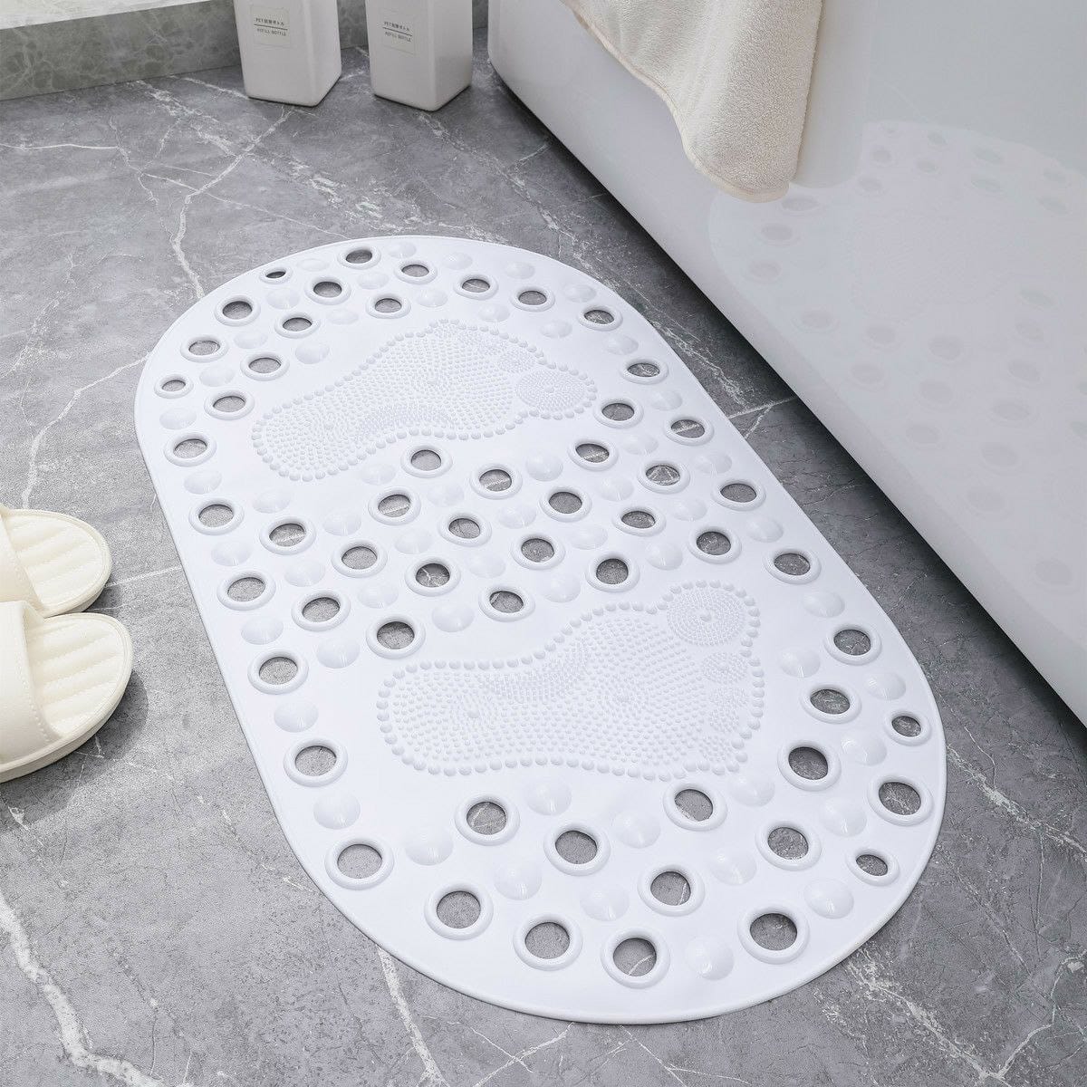 Bathroom Antislip Mat with Footprints