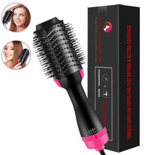 3-in-1 Electric Hair Straightener and Dryer Brush