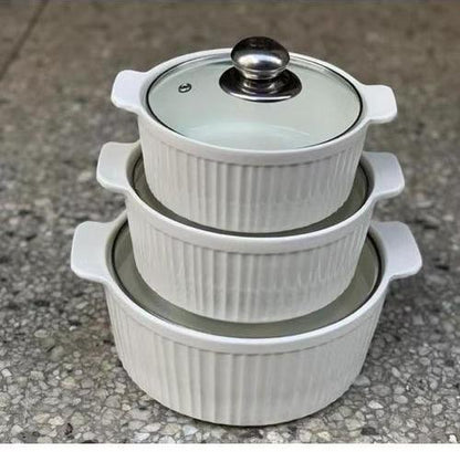High-Quality 3-in-1 Ceramic Cooking Pots