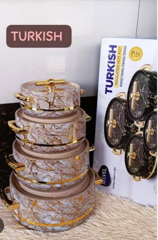 Set of 4 Turkish Hotpots