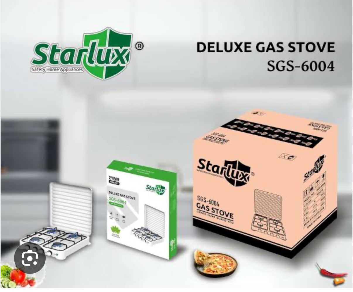 Starlux 4-Burner Gas Cooker