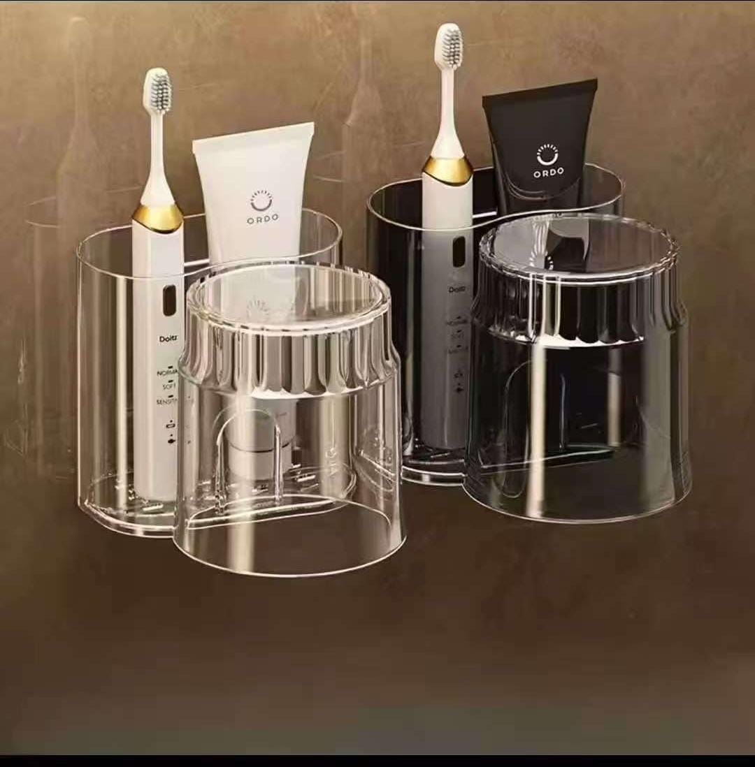 crylic Toothbrush Holder with Goggle Cup