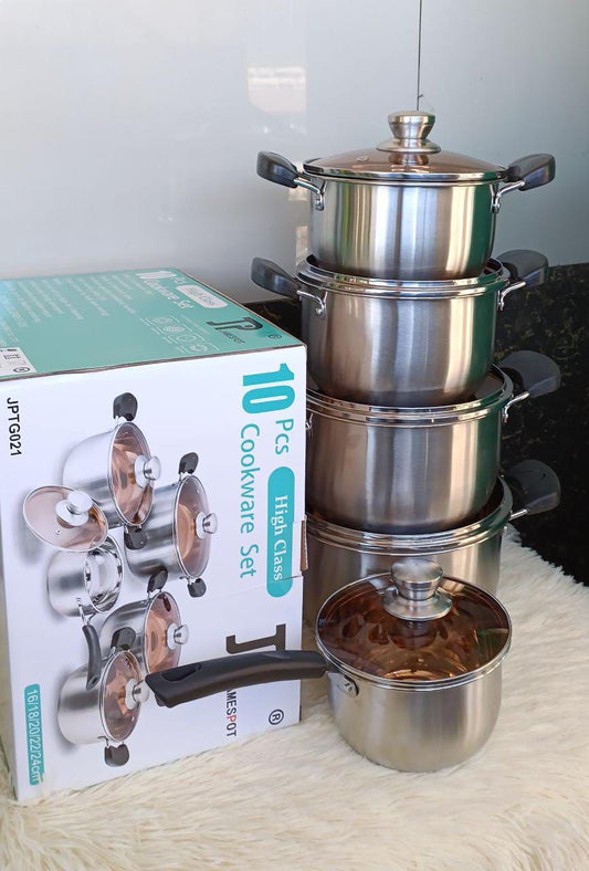 James Pot 10-Piece Cookware Set