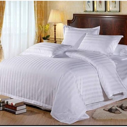 Striped Cotton Bedsheet Set