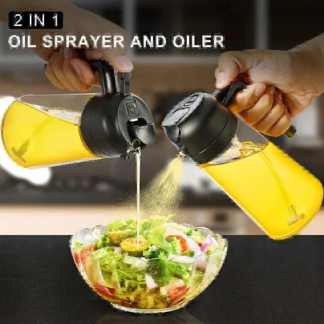 2in1 Glass Oil Dispenser