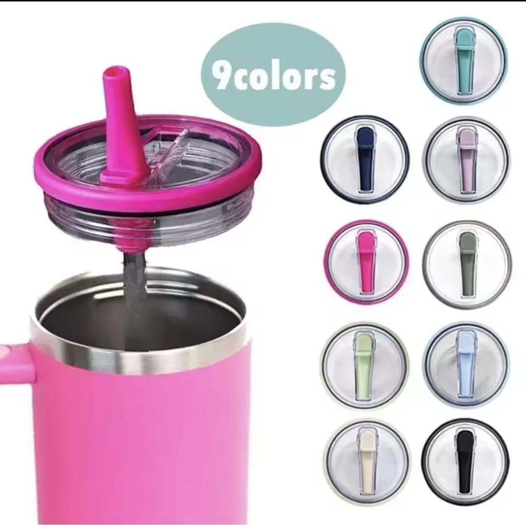 Anti-Leak Stanley Tumbler Replacement Lids with Straws