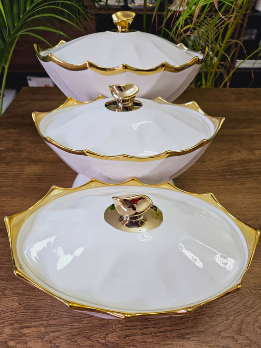 3-Piece Oval Serving Bowl Set