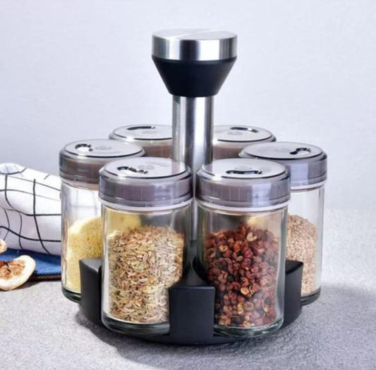 7-Jar Rotating Spice Rack