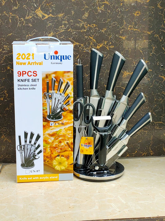 Unique Knife 9-Piece Set