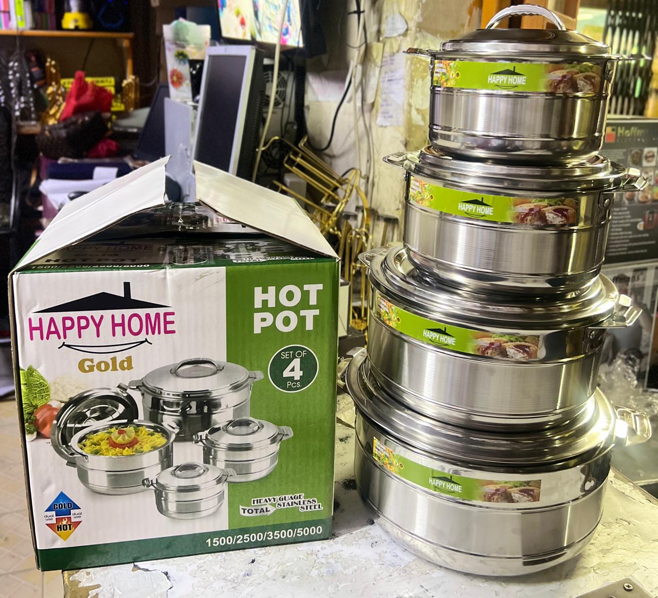 Happy Home 4-Pcs Hotpot Set