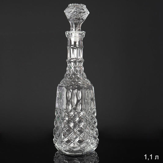 Long Neck Crystal Glass Decanter