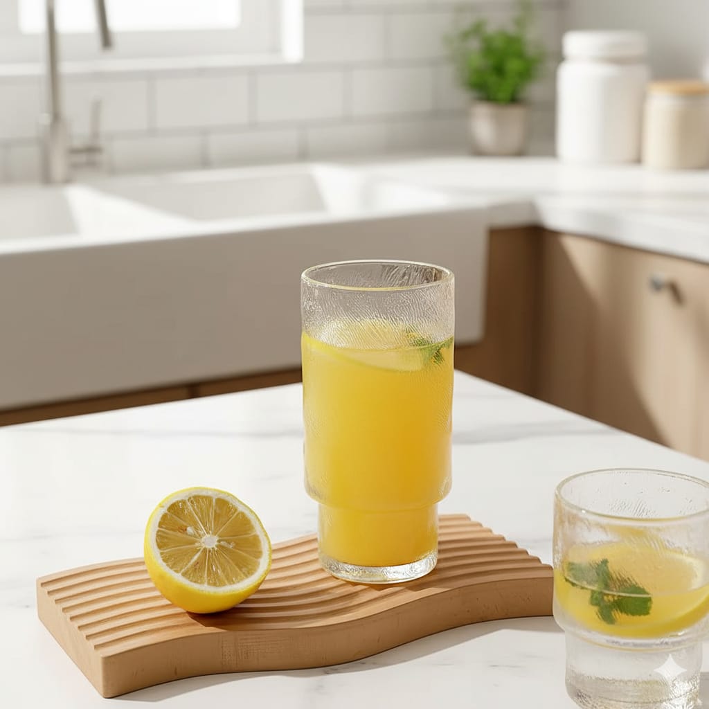 Vintage Iced Glasses – 6pcs Set