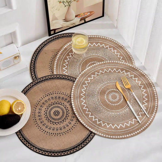 Boho Style Jute Table Placemats