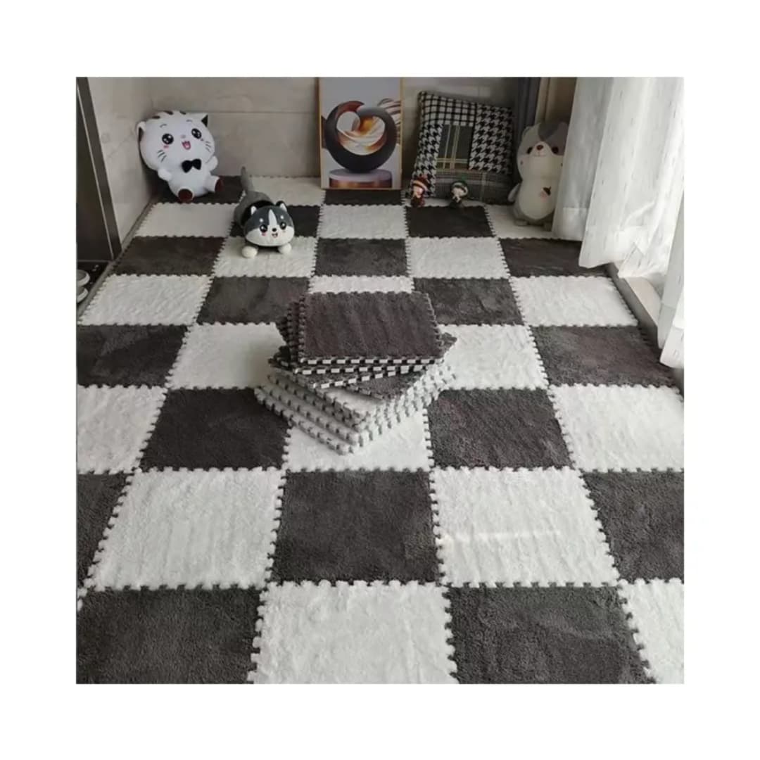Plush Foam Interlocking Floor Mats