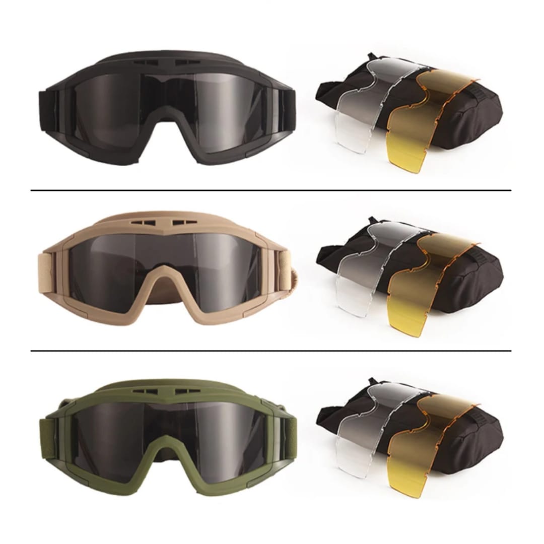 Protective Motocross and Outdoor Safety Glasses