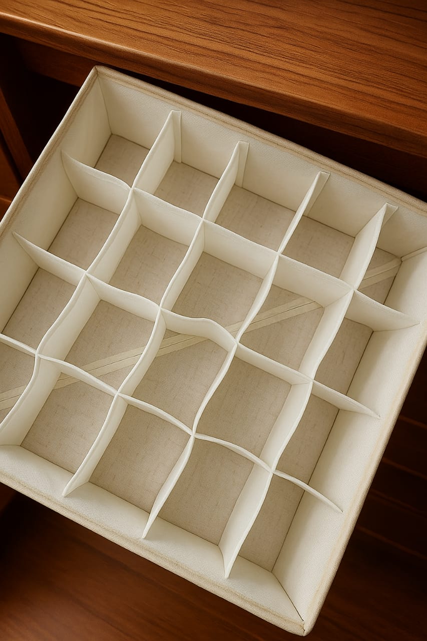 3-Piece Foldable Fabric Drawer Organizers