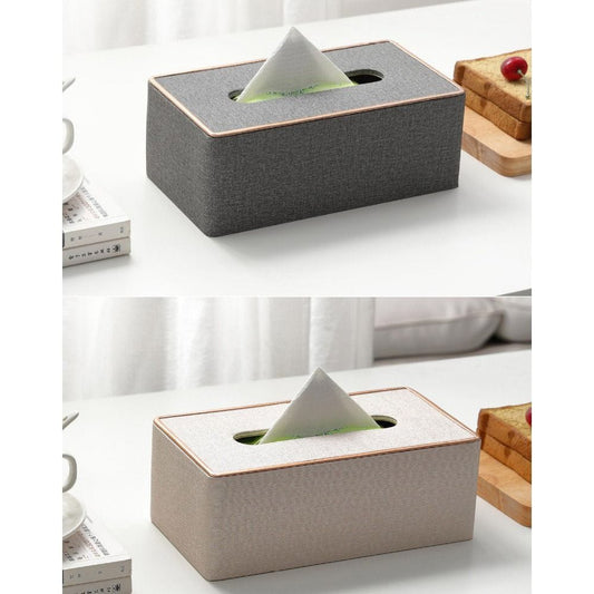 Light Luxury Nordic Leather Tissue Box