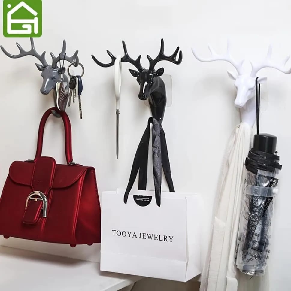 Vintage Deer Head Wall Hook