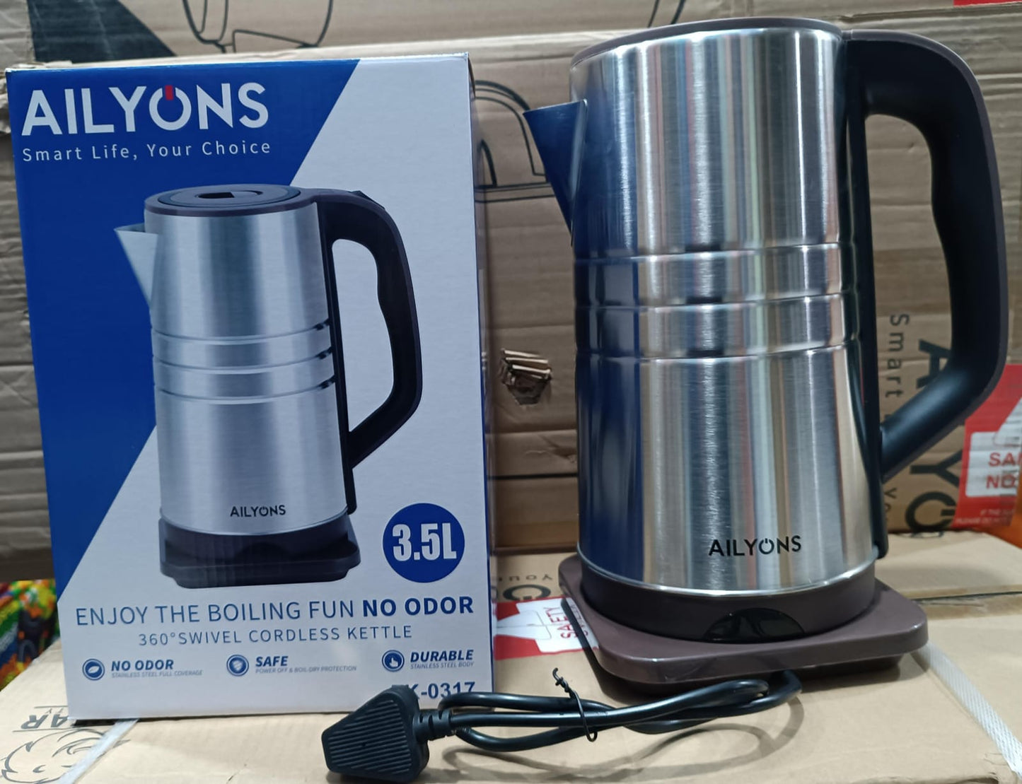 Ailyons Electric Kettle – 3.5L