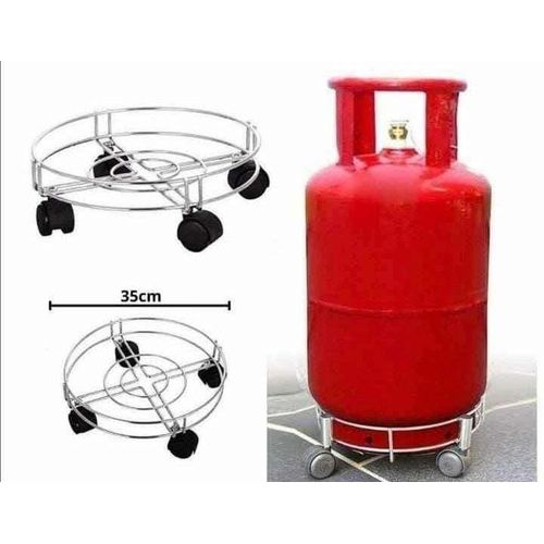 Stainless Steel Movable Gas Cylinder Trolley