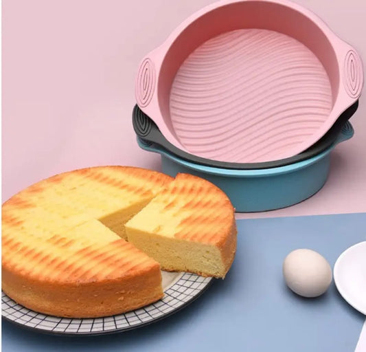 3D Silicone Circular Baking Tin