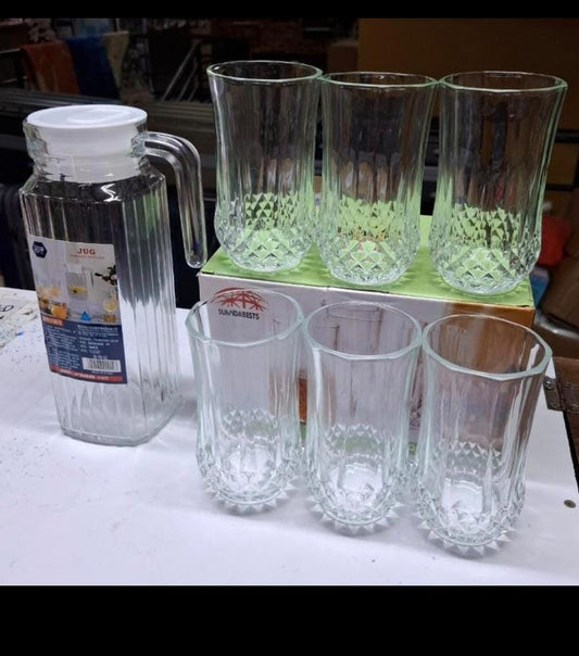 Water Set – 1 Jug and 6 Glasses