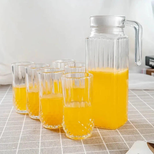 Water/Juice Set – 1 Jug and 6 Glasses