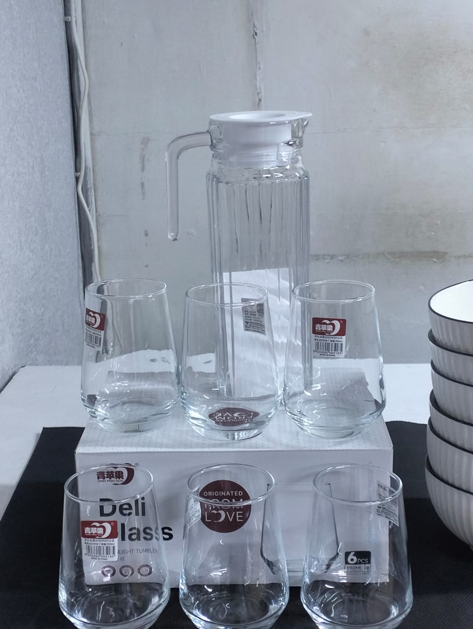Water Set – 1 Jug and 6 Glasses