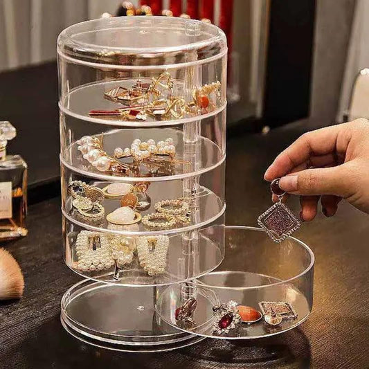 5-Tier Acrylic Rotating Jewellery Holder