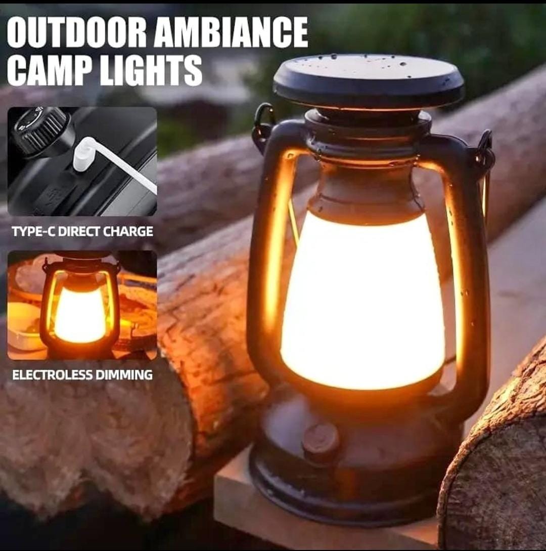 Solar Retro Lamp