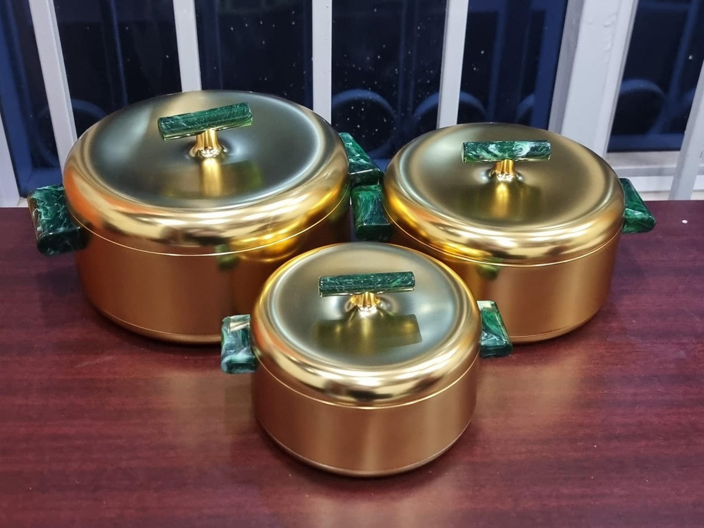 Forever Gold Insulated Hotpot Set – 1L, 2L, 3.5L