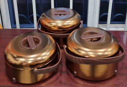 Forever Gold Insulated Hotpot Set – 3L, 4L, 5L