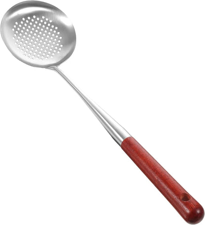 38cm Long Wooden Handle Serving Spoon 1PC