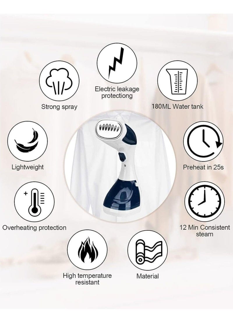 Difei 1100W Garment Steamer – 200ml Tank