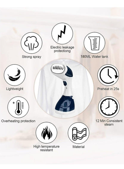 Difei 1100W Garment Steamer – 200ml Tank
