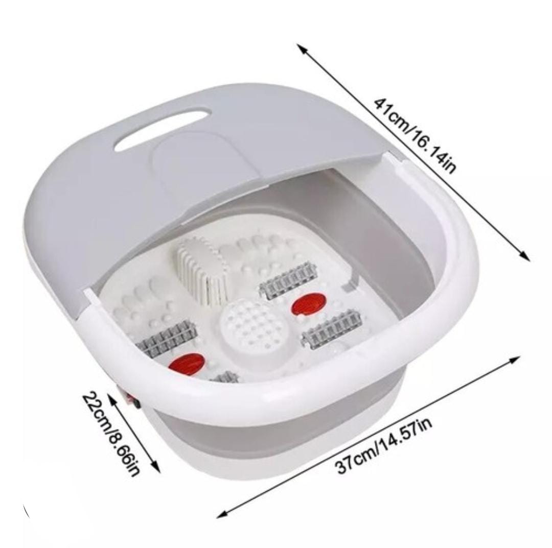 Portable Silicone Folding Electric Foot Bath & Massager