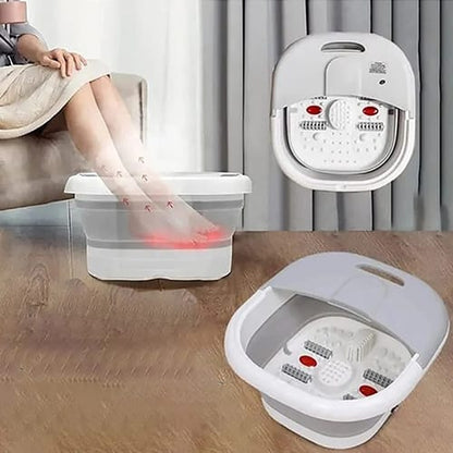 Portable Silicone Folding Electric Foot Bath & Massager