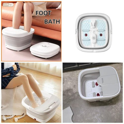 Portable Silicone Folding Electric Foot Bath & Massager