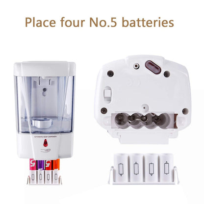 700ml Automatic Soap Dispenser – Touchless Sanitizer Dispenser