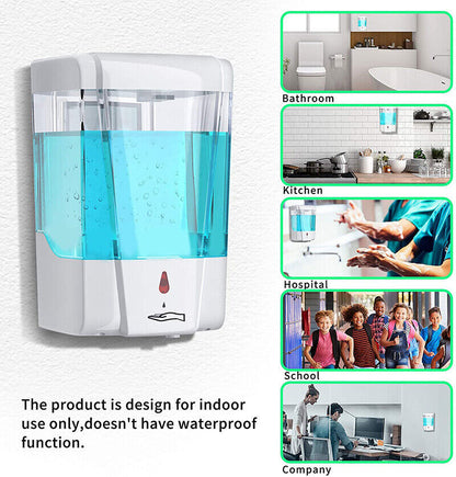 700ml Automatic Soap Dispenser – Touchless Sanitizer Dispenser