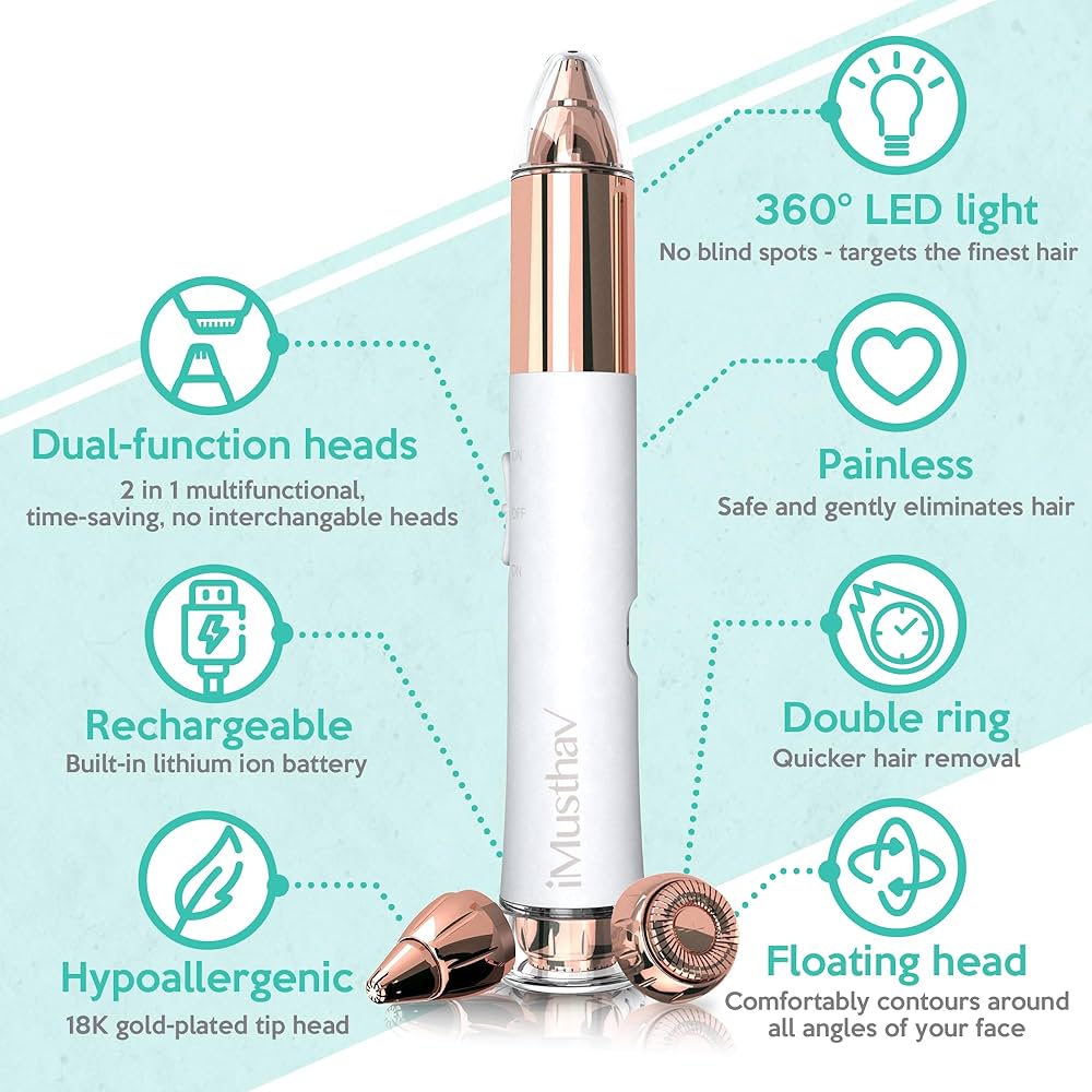 Rechargeable Flawless Duo Perfect Shaver – 2-in-1