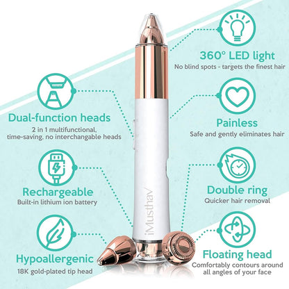 Rechargeable Flawless Duo Perfect Shaver – 2-in-1